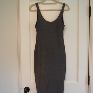 pull&bear silver/gray bodycon dress